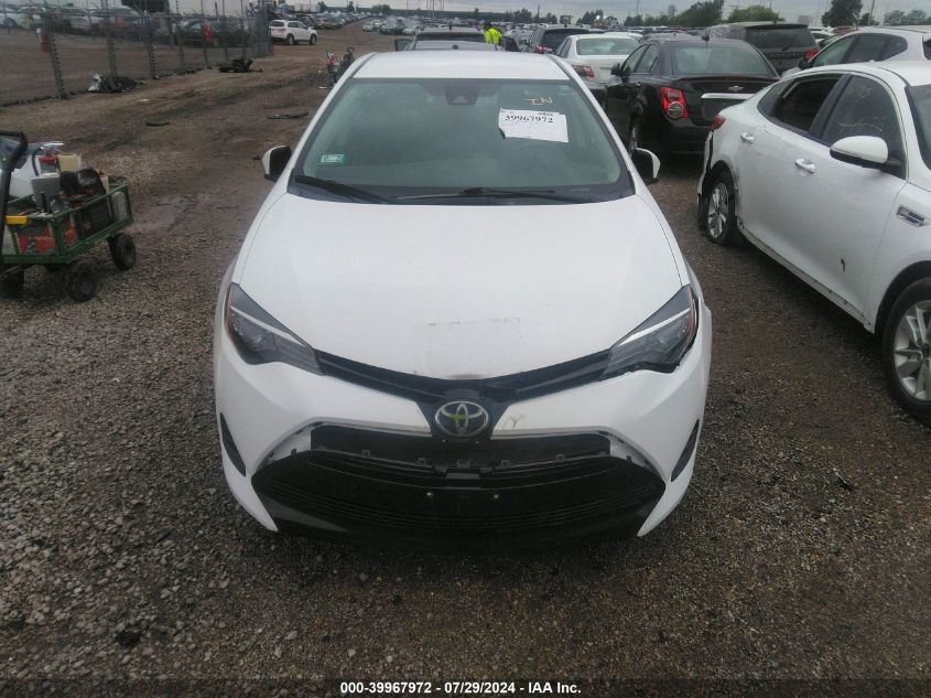 2019 Toyota Corolla Le VIN: 5YFBURHE4KP890657 Lot: 39967972