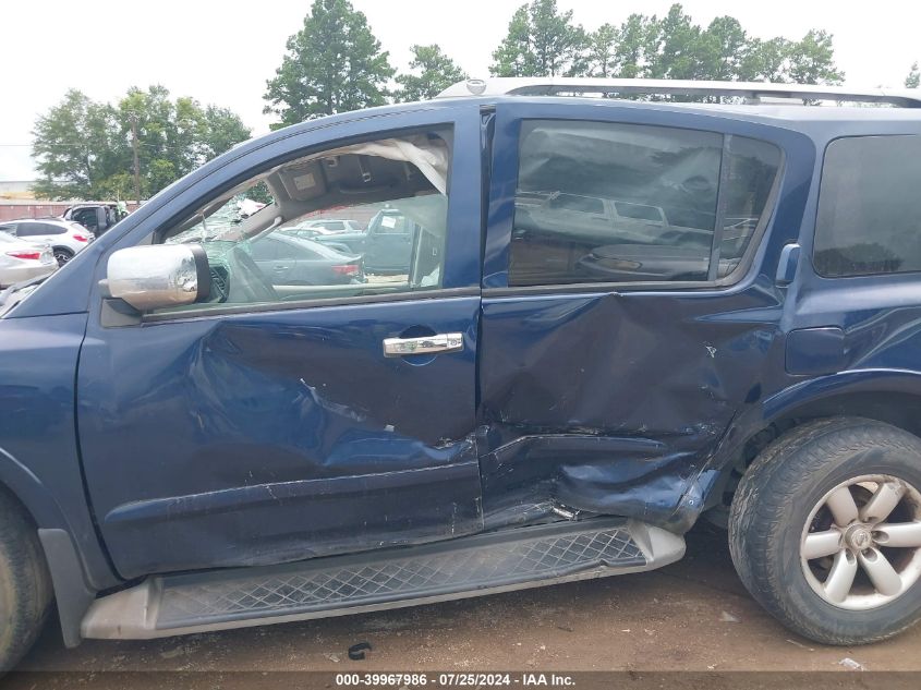 2010 Nissan Armada Se VIN: 5N1BA0ND3AN623792 Lot: 39967986