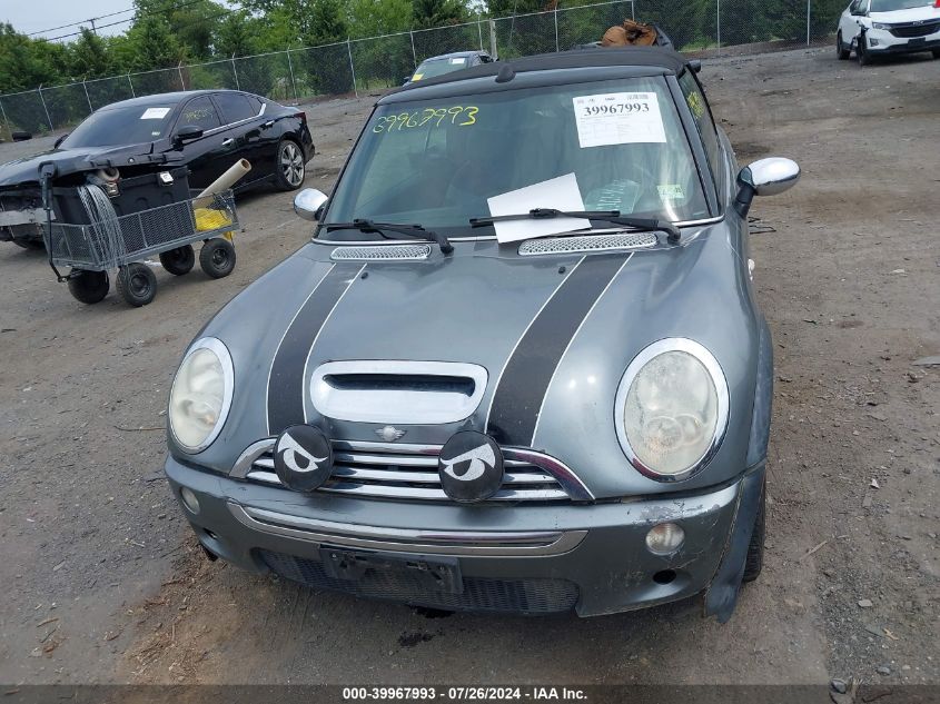 2006 Mini Cooper S VIN: WMWRH33576TF86129 Lot: 39967993