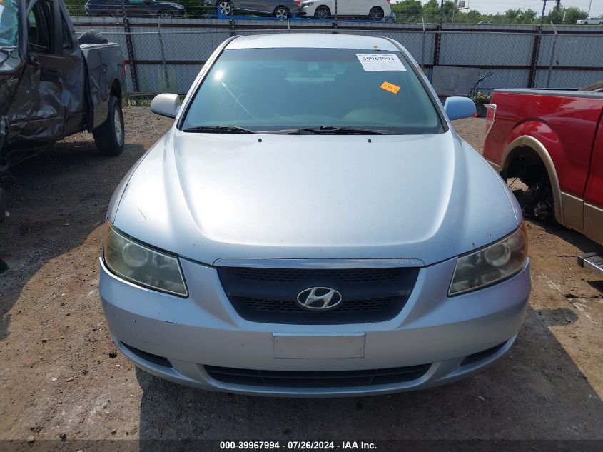 2006 Hyundai Sonata Gl VIN: 5NPET46C26H105382 Lot: 39967994