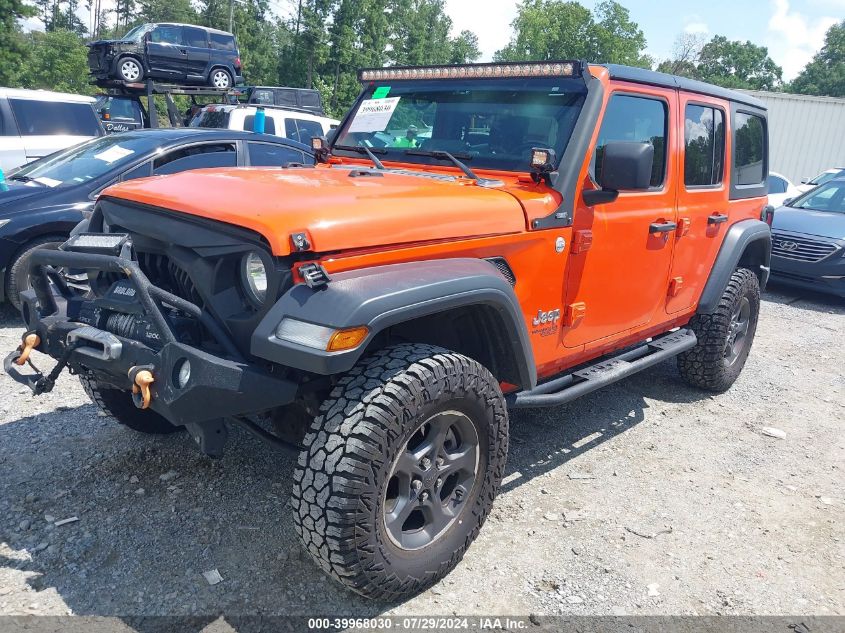 2018 Jeep Wrangler Unlimited Sport S 4X4 VIN: 1C4HJXDG3JW297358 Lot: 39968030