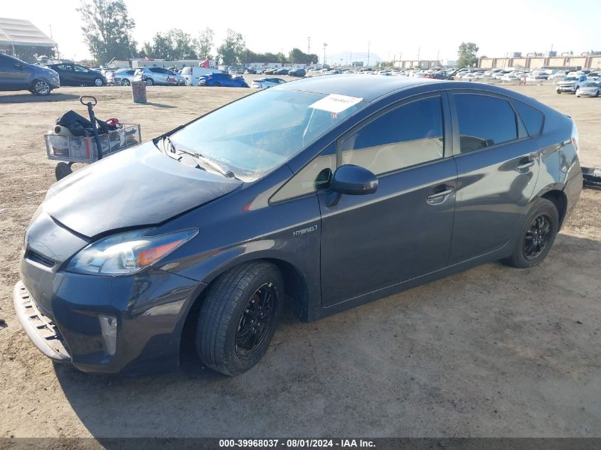 2014 Toyota Prius Two VIN: JTDKN3DU8E1744116 Lot: 39968037