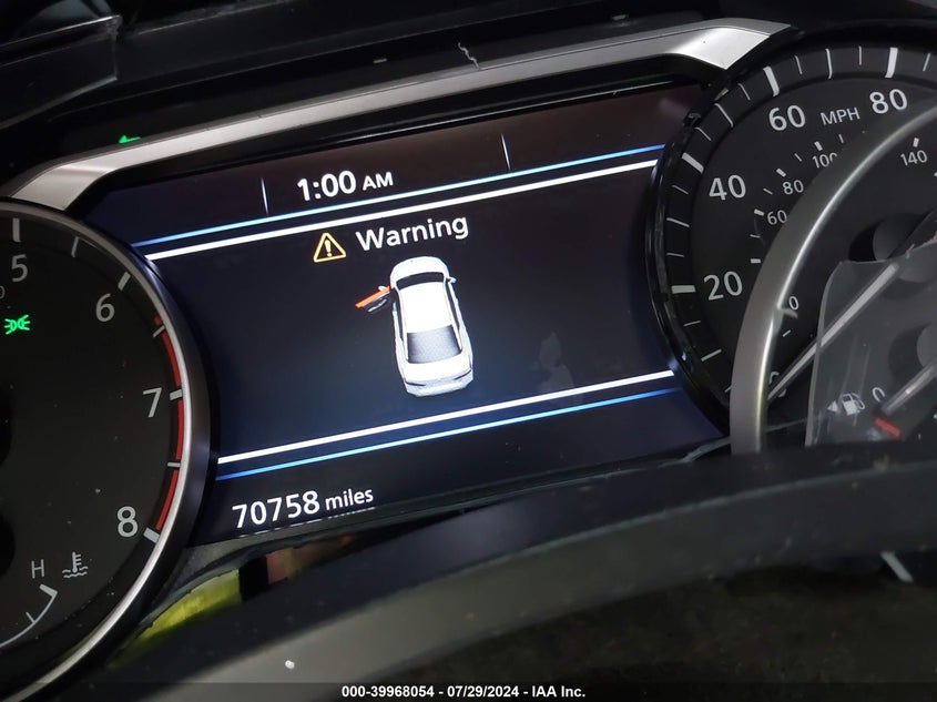 2021 Nissan Altima Sv Fwd VIN: 1N4BL4DV0MN375558 Lot: 39968054