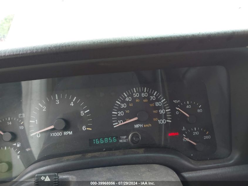 2000 Jeep Cherokee Sport VIN: 1J4FF48S2YL263424 Lot: 39968056