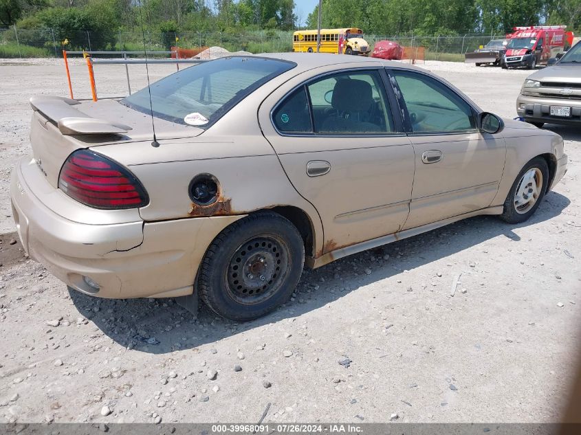 2003 Pontiac Grand Am Se VIN: 1G2NE52F23C101389 Lot: 39968091