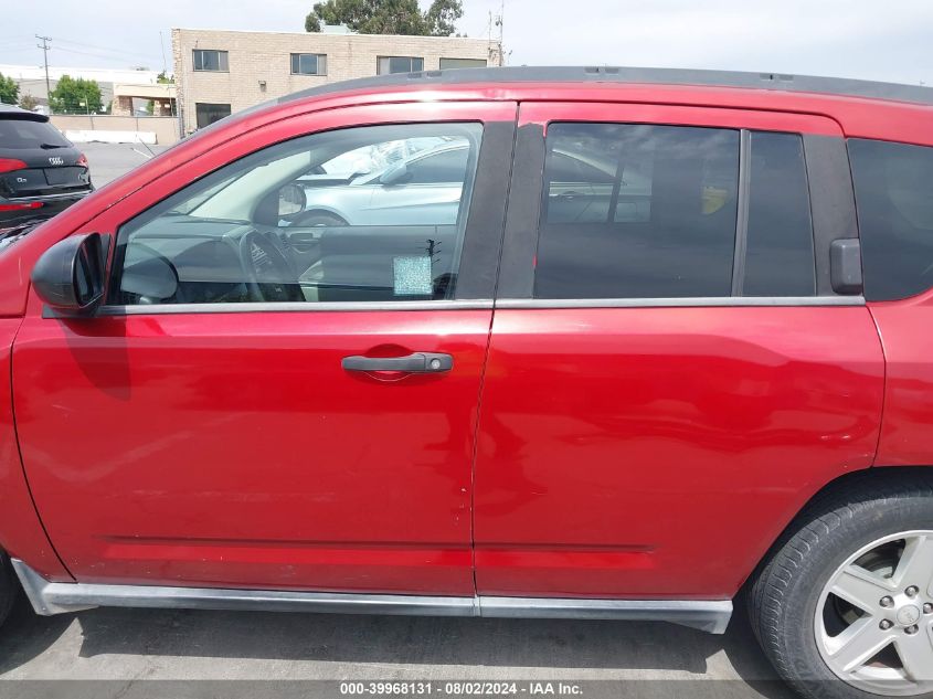 2007 Jeep Compass Sport VIN: 1J8FF47W87D597050 Lot: 39968131