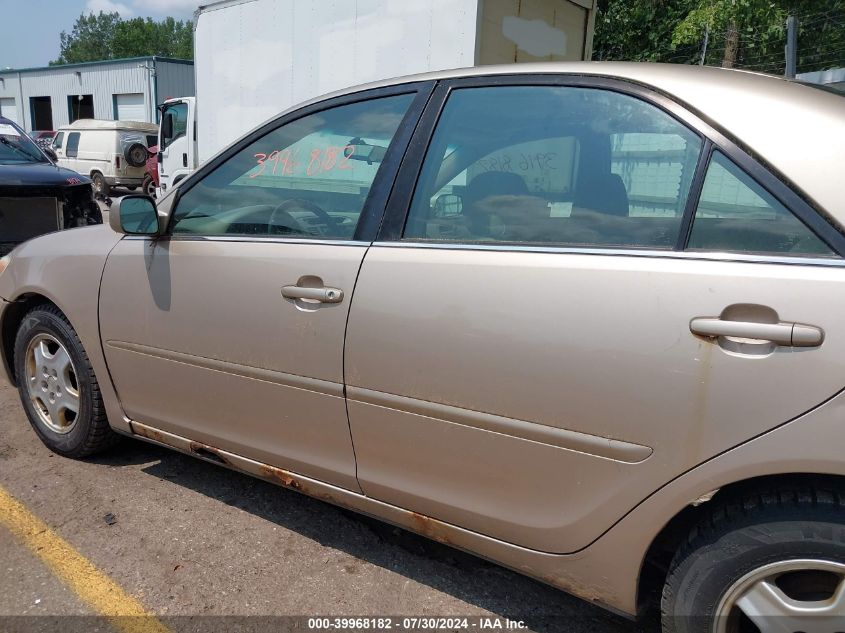 4T1BF32K52U022851 | 2002 TOYOTA CAMRY