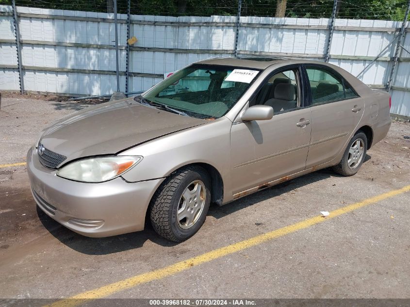 4T1BF32K52U022851 | 2002 TOYOTA CAMRY