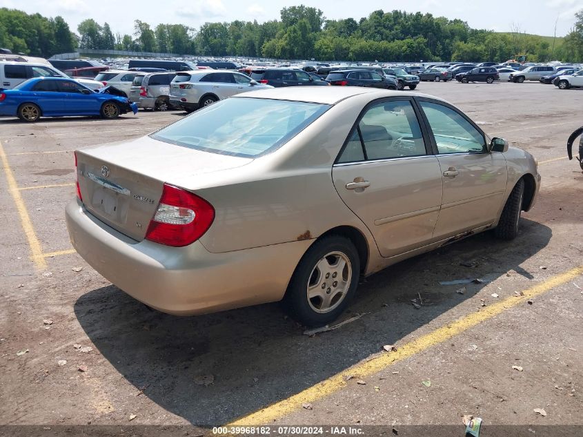 4T1BF32K52U022851 | 2002 TOYOTA CAMRY