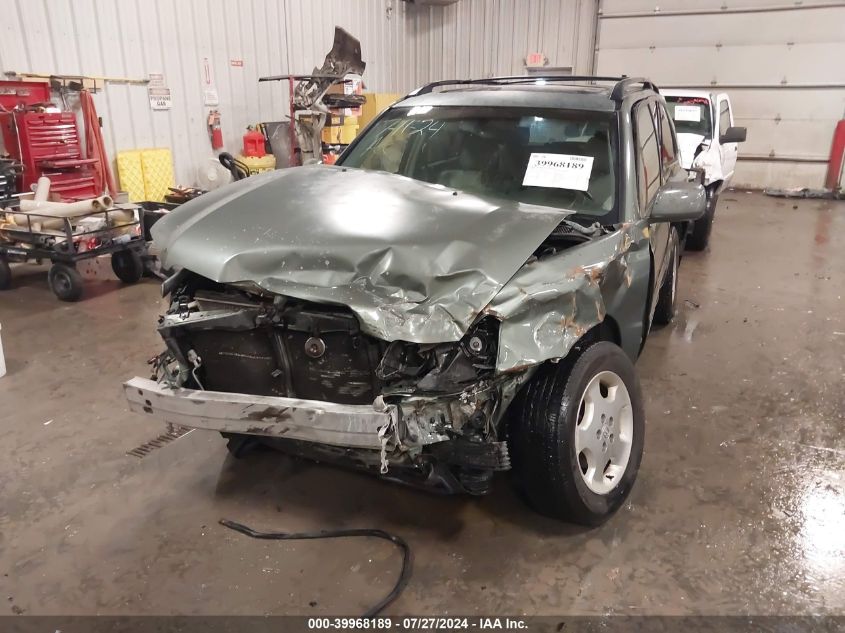 2006 Toyota Highlander Limited V6 VIN: JTEDP21A360122100 Lot: 39968189