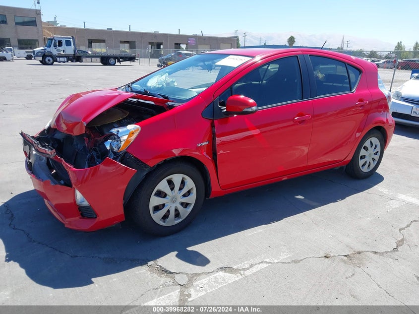 2012 Toyota Prius C VIN: JTDKDTB30C1509932 Lot: 39968282