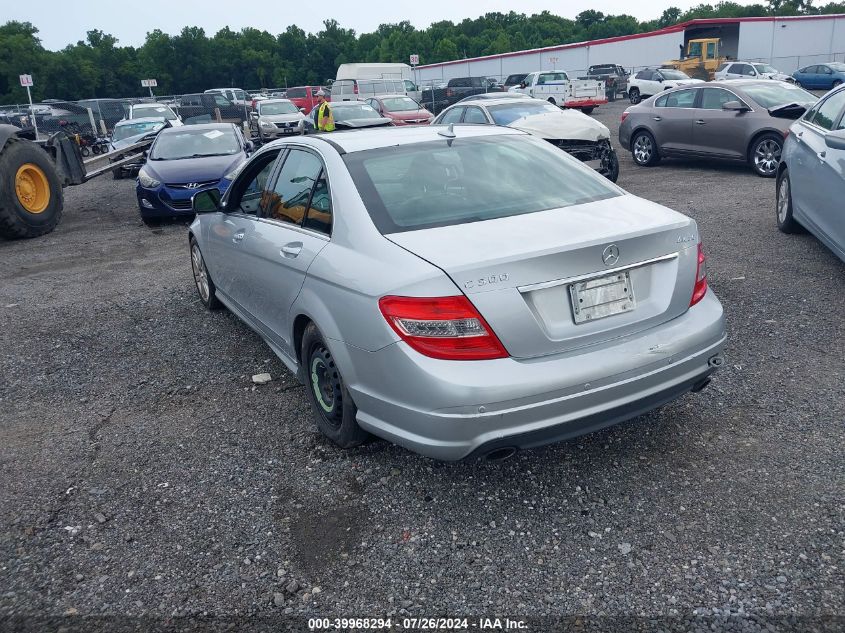 WDDGF81X79F310587 | 2009 MERCEDES-BENZ C 300