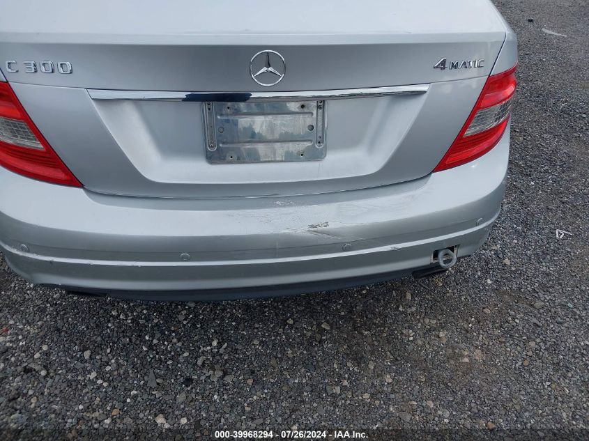 WDDGF81X79F310587 | 2009 MERCEDES-BENZ C 300