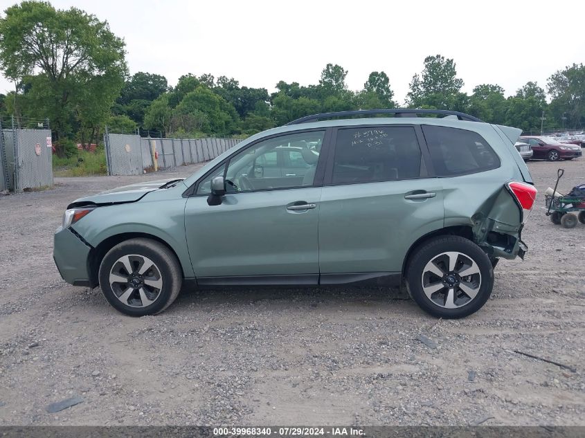 2018 Subaru Forester 2.5I Premium VIN: JF2SJAEC3JH466587 Lot: 39968340