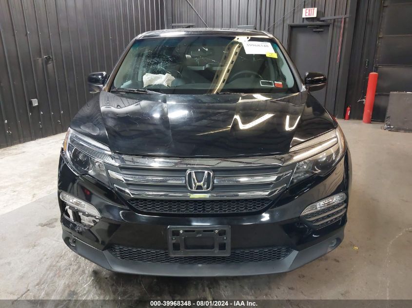 2016 Honda Pilot Ex-L VIN: 5FNYF6H59GB028783 Lot: 39968348