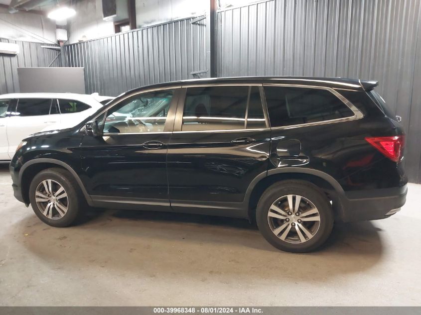 2016 Honda Pilot Ex-L VIN: 5FNYF6H59GB028783 Lot: 39968348