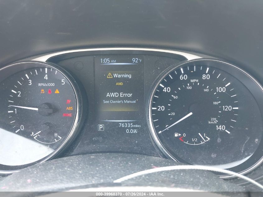 2016 Nissan Rogue S/Sl/Sv VIN: 5N1AT2MV3GC765544 Lot: 39968370