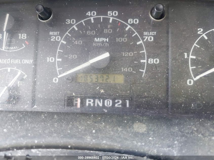 1993 Ford F150 VIN: 1FTEX15N6PKA60973 Lot: 39968402