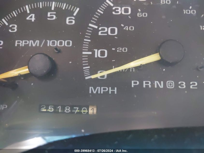 1997 Chevrolet Suburban 1500 VIN: 3GNFK16R4VG145343 Lot: 39968413