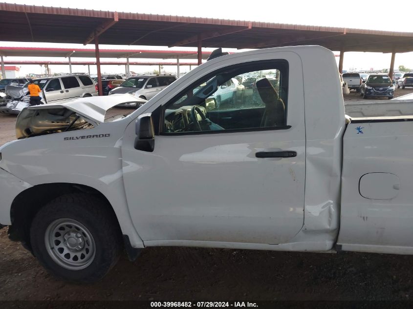 2021 Chevrolet Silverado 1500 2Wd Regular Cab Long Bed Wt VIN: 3GCNWAEK9MG299316 Lot: 39968482