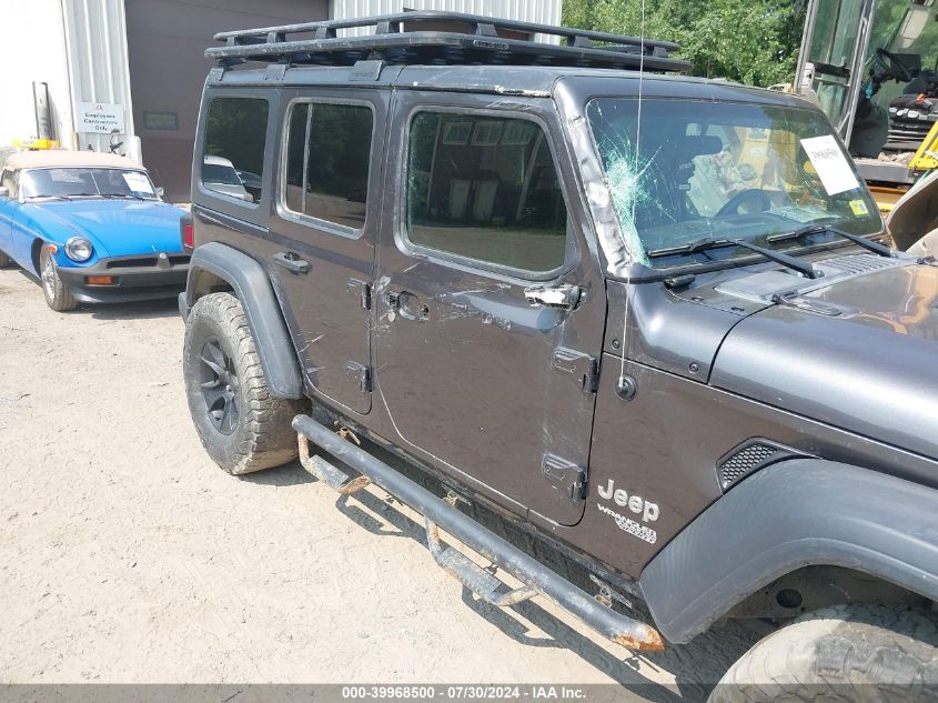 2018 Jeep Wrangler Unlimited Sport S 4X4 VIN: 1C4HJXDG0JW108911 Lot: 39968500