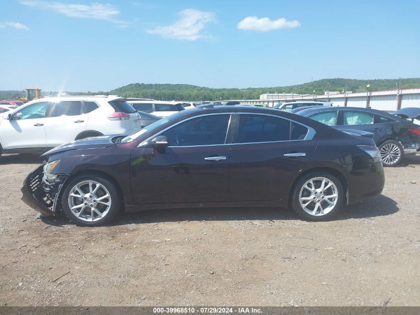 2012 Nissan Maxima S/Sv VIN: 1N4AA5AP0CC849886 Lot: 39968510