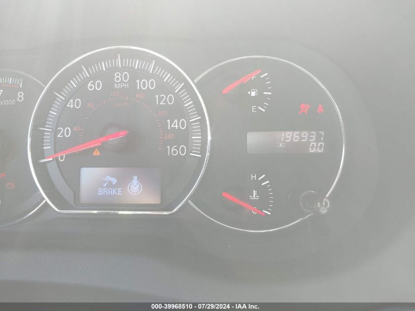 2012 Nissan Maxima S/Sv VIN: 1N4AA5AP0CC849886 Lot: 39968510