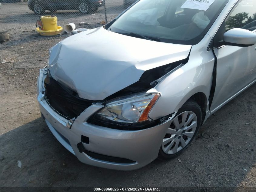 2014 Nissan Sentra Fe+ S/Fe+ Sv/S/Sl/Sr/Sv VIN: 3N1AB7AP6EY217975 Lot: 39968526