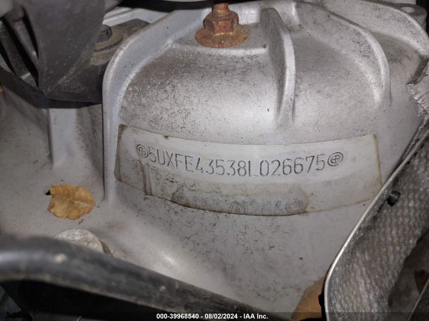 5UXFE43538L026675 2008 BMW X5 3.0Si