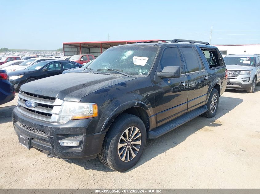 2015 Ford Expedition El Xlt VIN: 1FMJK1JT2FEF19376 Lot: 39968548