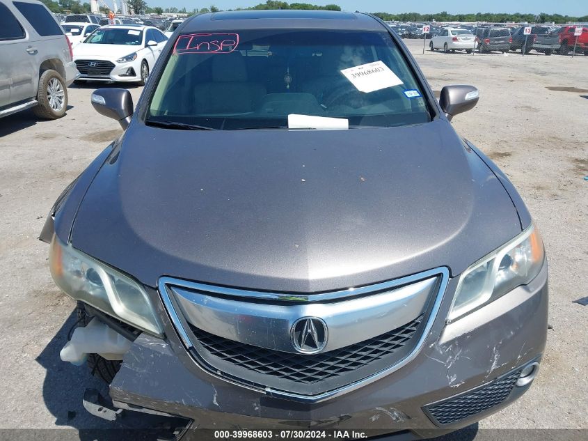 2013 Acura Rdx VIN: 5J8TB3H52DL012729 Lot: 39968603