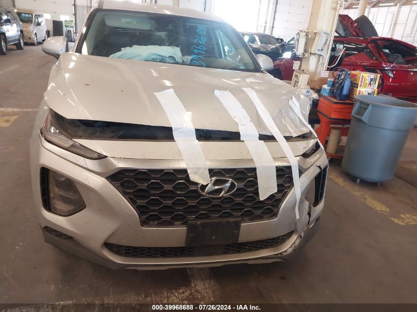 2019 Hyundai Santa Fe Se VIN: 5NMS2CAD6KH098881 Lot: 39968688