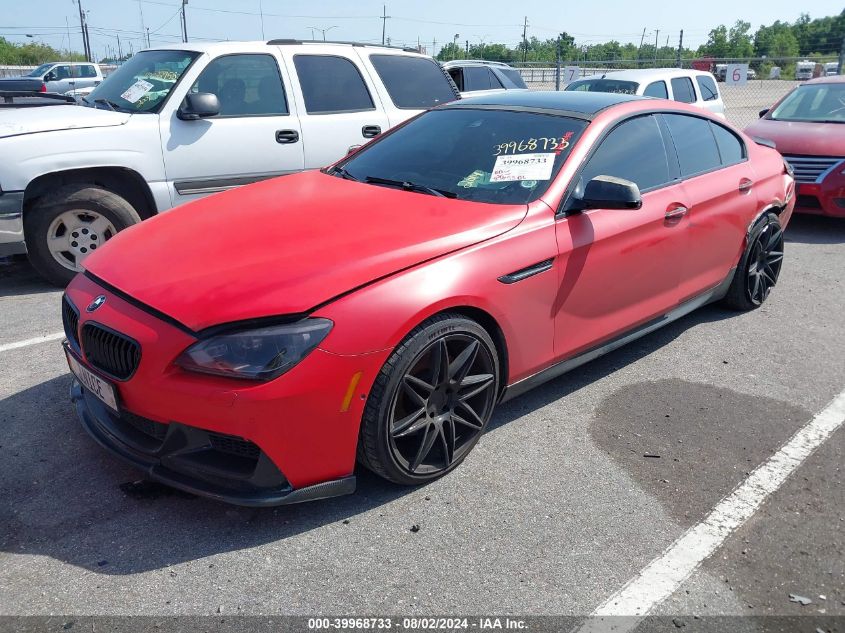 2014 BMW 650I Gran Coupe xDrive VIN: WBA6B4C56ED760255 Lot: 39968733