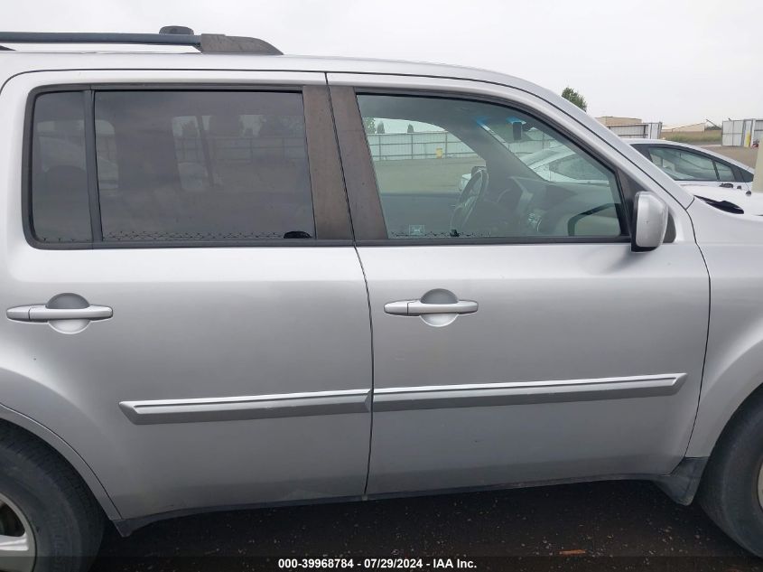 2011 Honda Pilot Ex-L VIN: 5FNYF4H5XBB027462 Lot: 39968784