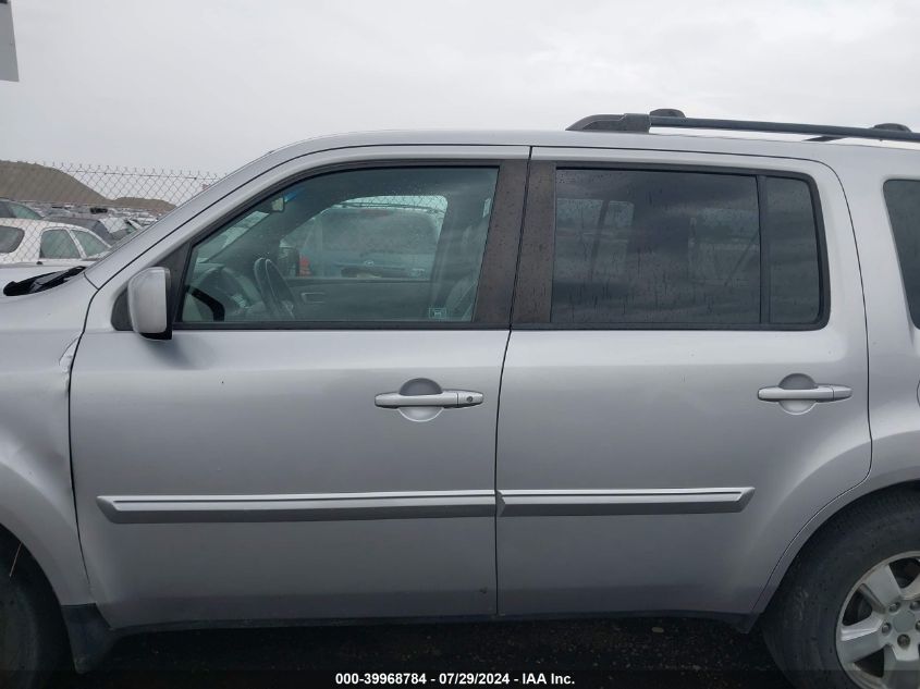 2011 Honda Pilot Ex-L VIN: 5FNYF4H5XBB027462 Lot: 39968784