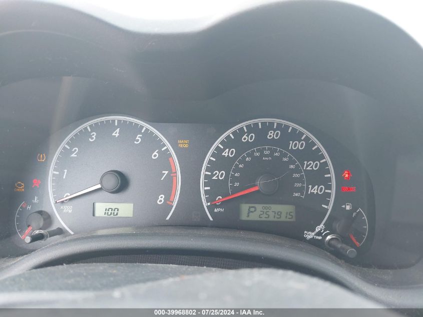 2009 Toyota Corolla S VIN: 1NXBU40EX9Z135553 Lot: 39968802