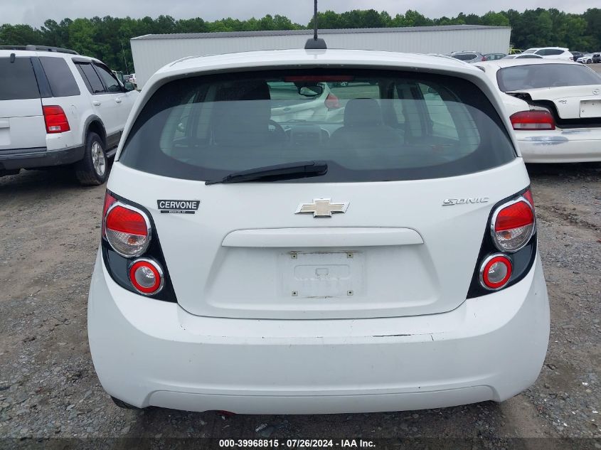 2015 Chevrolet Sonic Ls Auto VIN: 1G1JA6SG6F4185745 Lot: 39968815