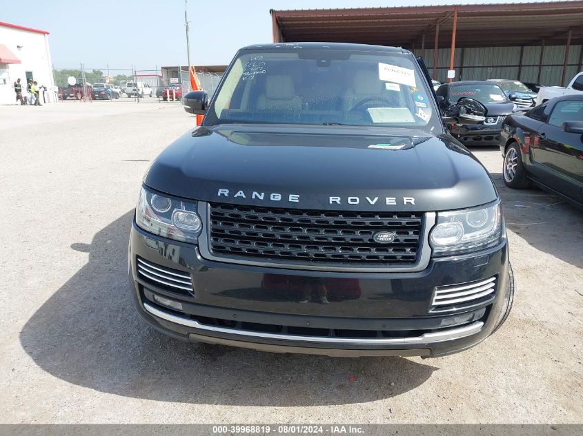 2016 Land Rover Range Rover 5.0L V8 Holland Holland/5.0L V8 Supercharged Autobiography VIN: SALGV3EF6GA313260 Lot: 39968819