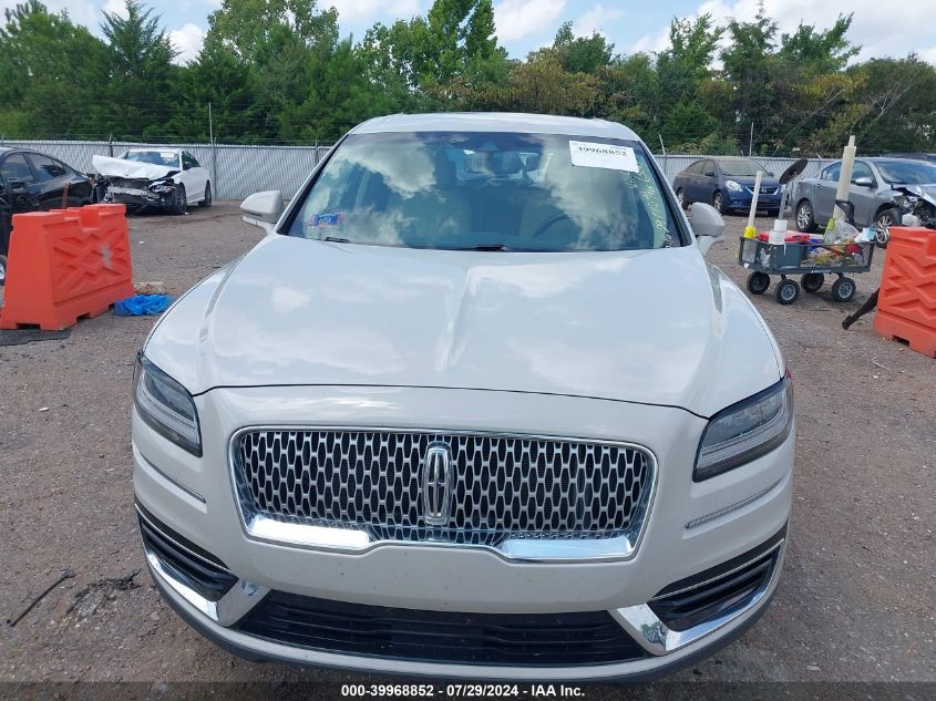 2019 Lincoln Nautilus Select VIN: 2LMPJ6K90KBL25212 Lot: 39968852