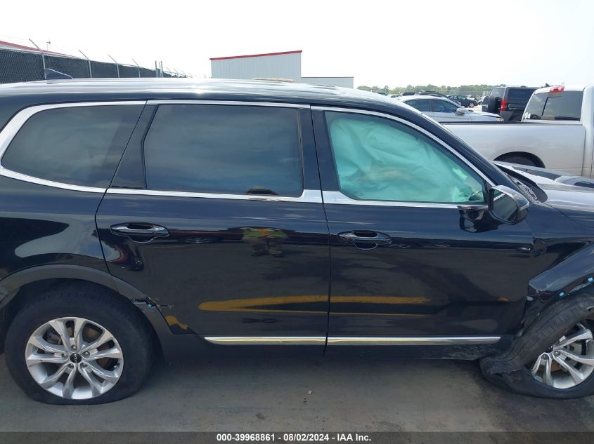 2022 Kia Telluride Lx VIN: 5XYP24HC2NG222815 Lot: 39968861