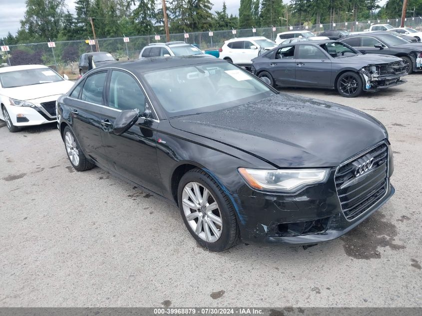 2013 Audi A6 Premium Plus VIN: WAUGGAFCXDN051061 Lot: 39968879