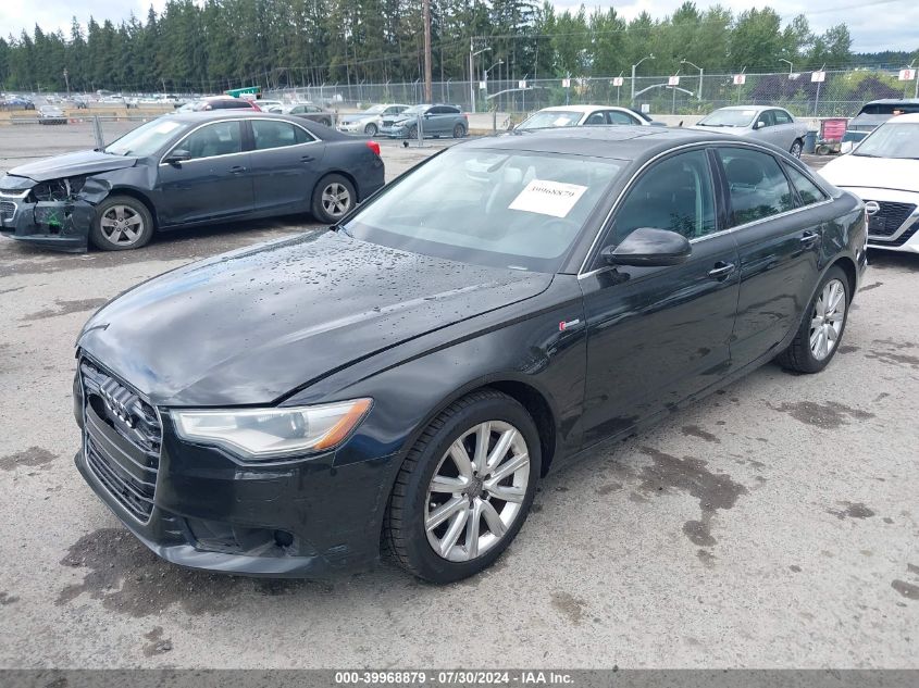 2013 Audi A6 Premium Plus VIN: WAUGGAFCXDN051061 Lot: 39968879