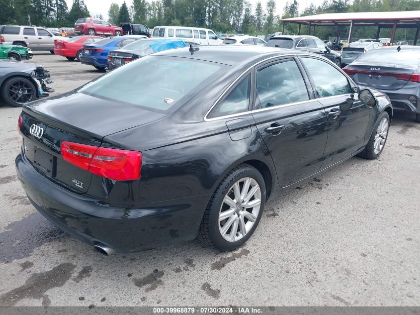 2013 Audi A6 Premium Plus VIN: WAUGGAFCXDN051061 Lot: 39968879