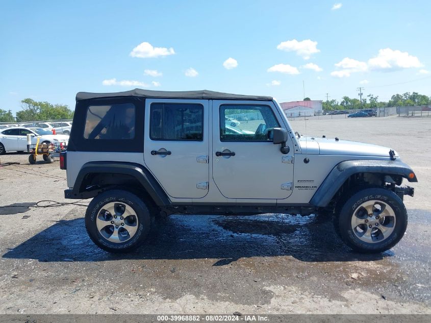 2014 Jeep Wrangler Unlimited Sport VIN: 1C4BJWDG9EL116111 Lot: 39968882