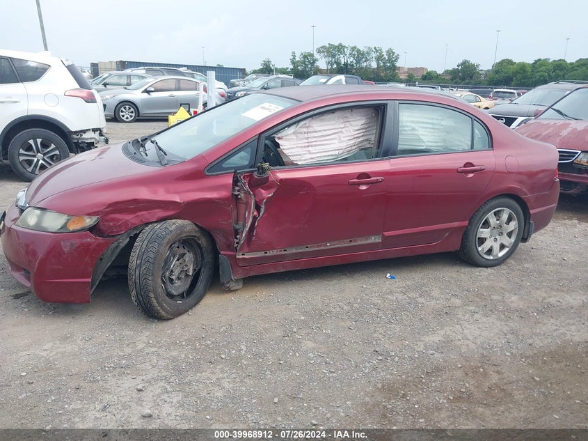 2010 Honda Civic Lx VIN: 2HGFA1F5XAH550918 Lot: 39968912