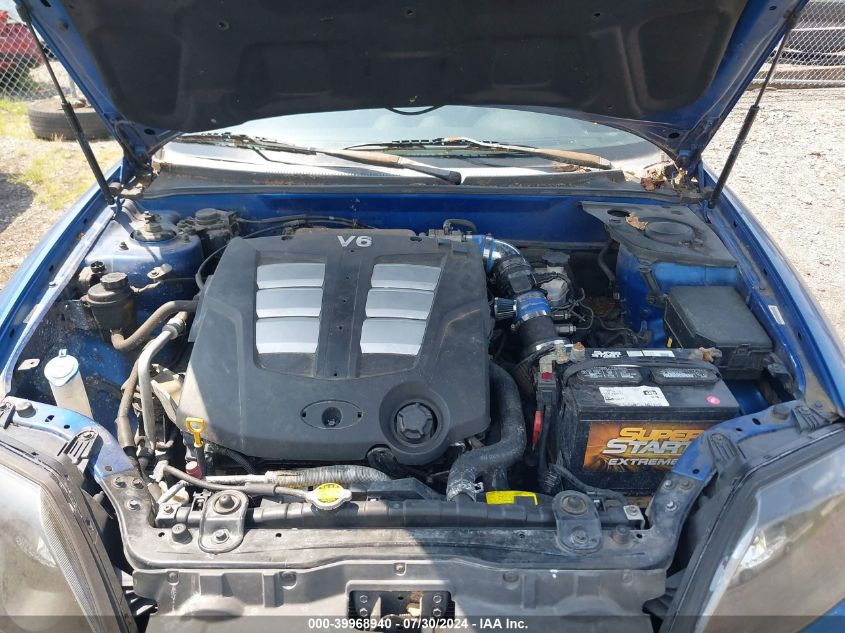 2005 Hyundai Tiburon Gt/Se VIN: KMHHN65F25U157836 Lot: 39968940