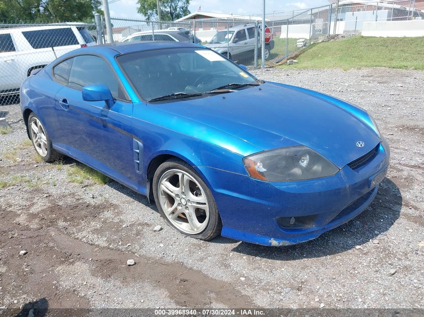 2005 Hyundai Tiburon Gt/Se VIN: KMHHN65F25U157836 Lot: 39968940