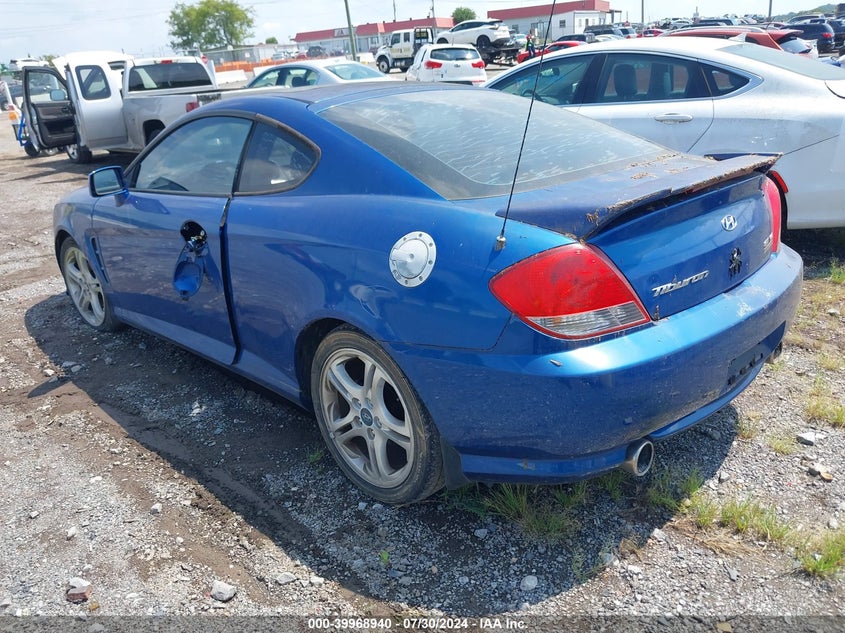 2005 Hyundai Tiburon Gt/Se VIN: KMHHN65F25U157836 Lot: 39968940