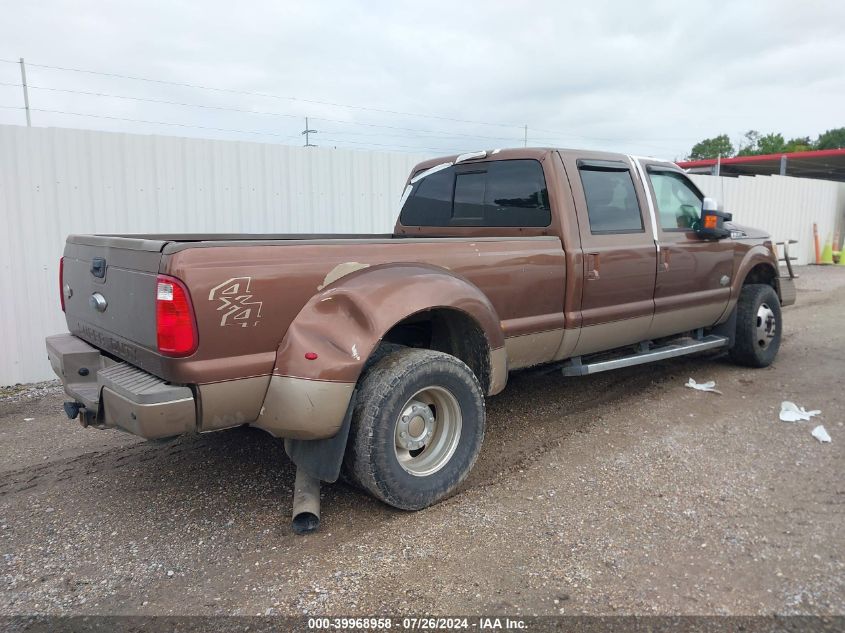 2012 Ford F-350 Lariat VIN: 1FT8W3DT5CEA01207 Lot: 39968958