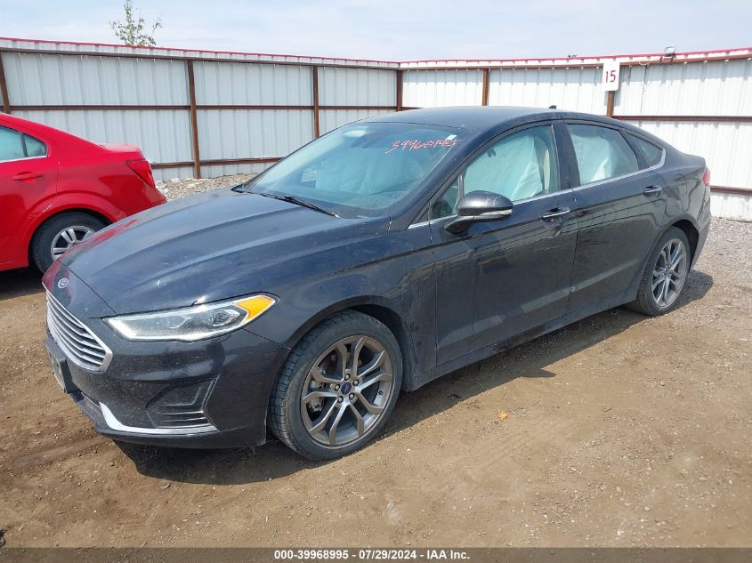 2020 Ford Fusion Sel VIN: 3FA6P0CD5LR174337 Lot: 39968995